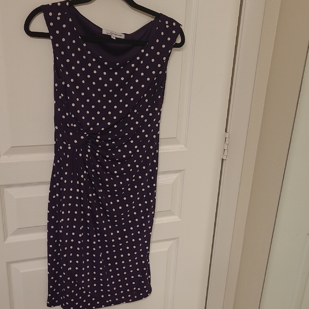 Purple Polka Dot Dress